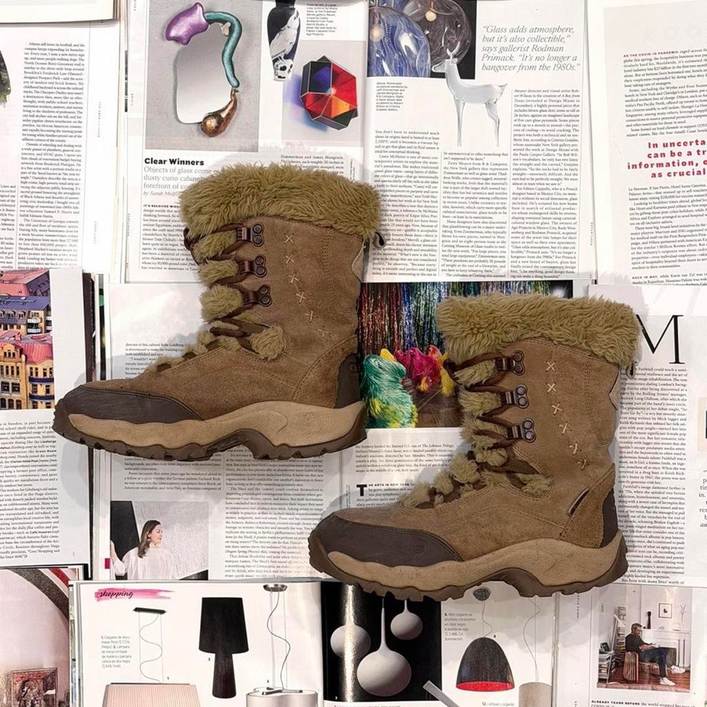 Hi-Tec St. Moritz 200 faux fur winter hiking boots size US 7